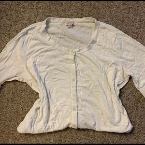 Merona White Cardigan